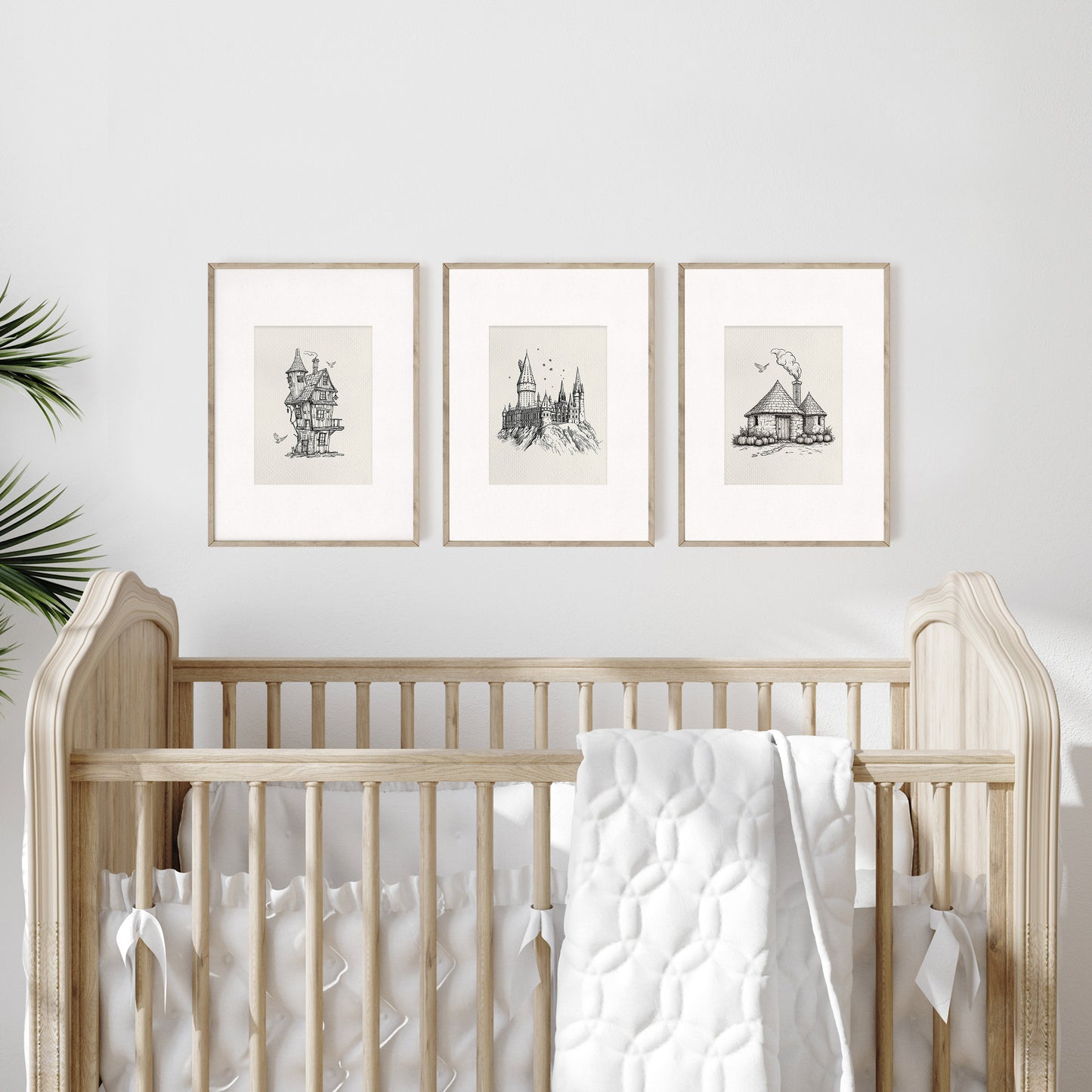 Wizard Sketches, Set of 3 Art Prints