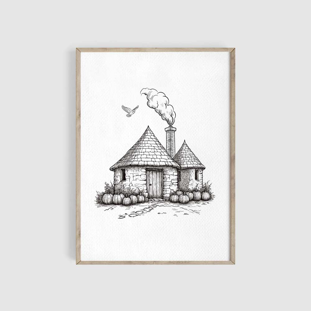 Wizard Sketches, Set of 3 Art Prints