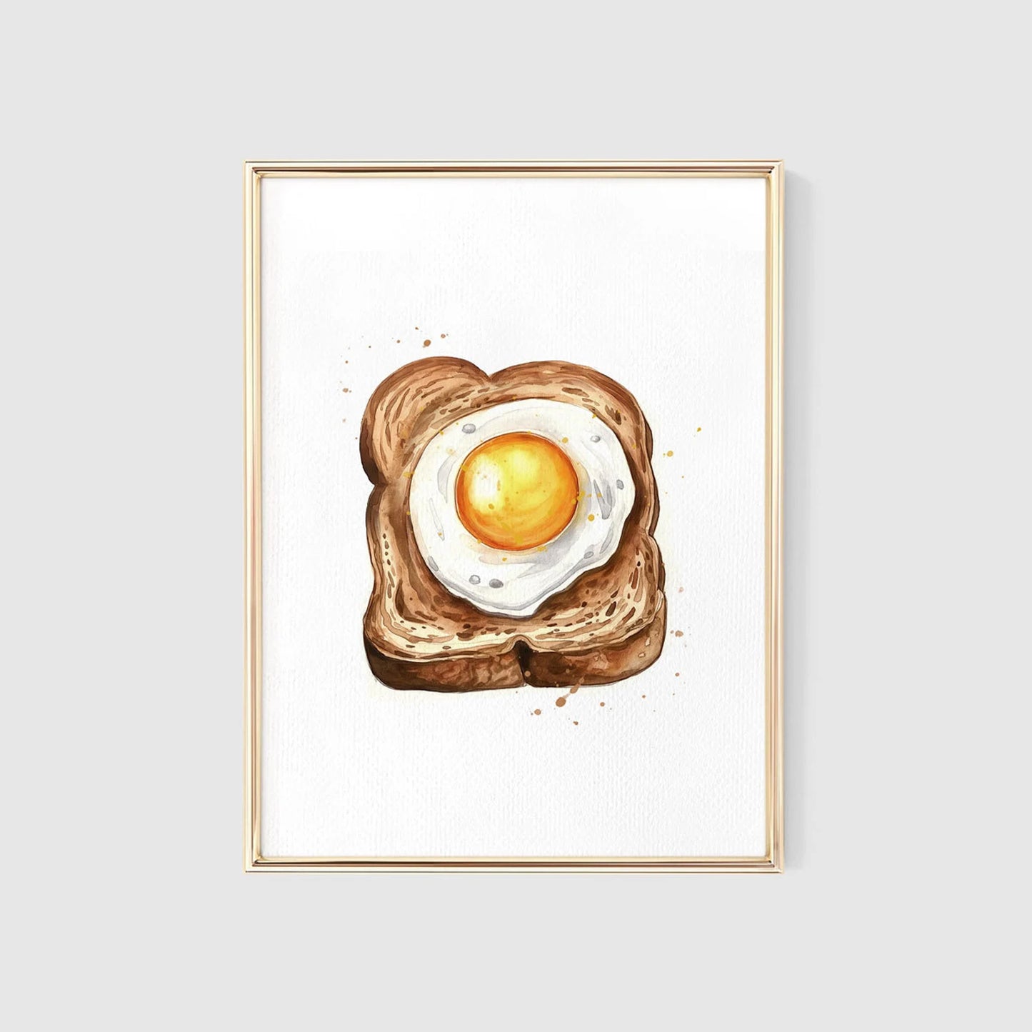 Avocado Toast Set of 2 Watercolor Art Prints