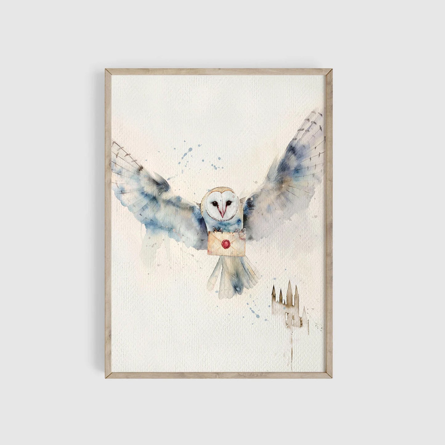 Wizard Neutral Nursery Set of 3 Art Prints