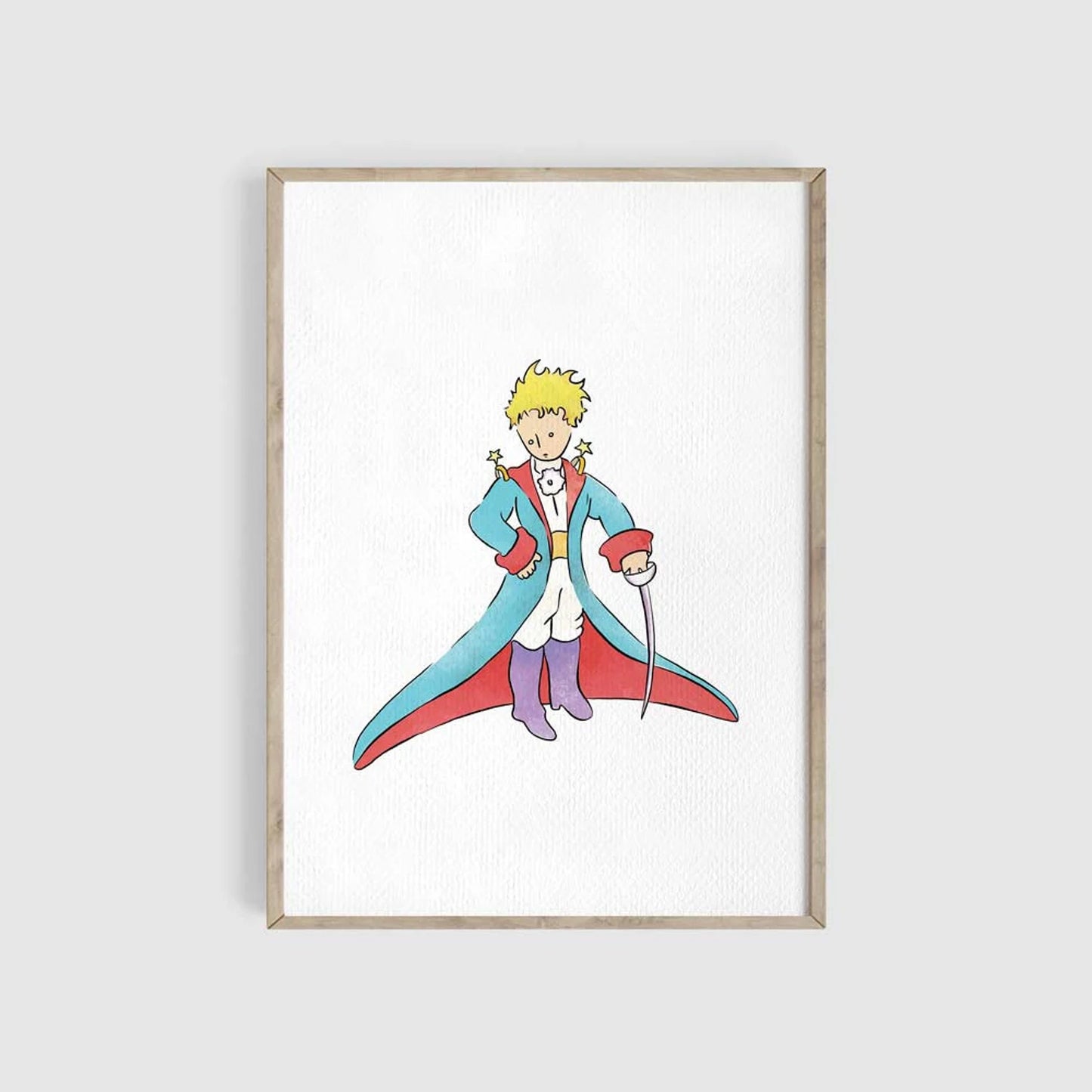 The Little Prince Characters Set of 6 Art Prints