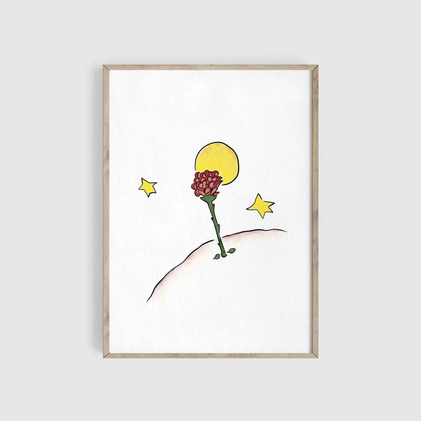 The Little Prince Characters Set of 6 Art Prints