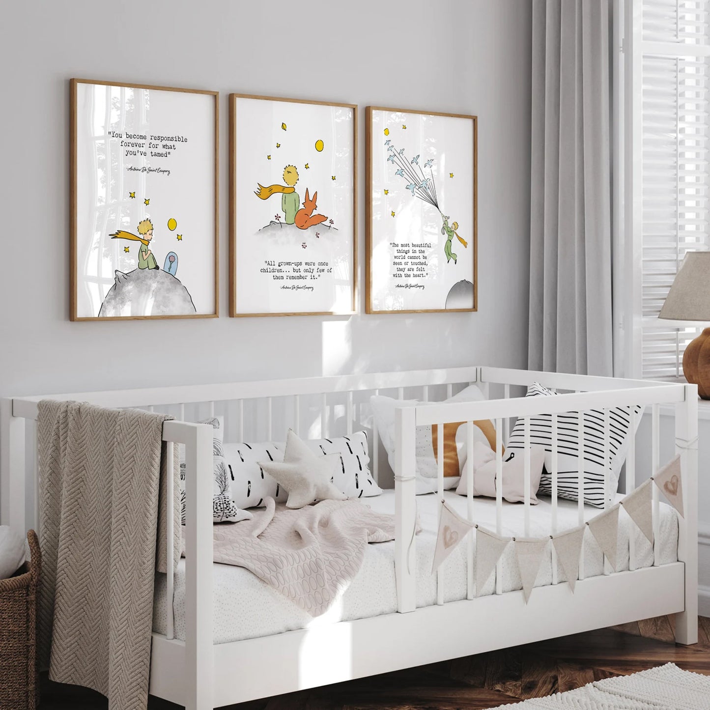 The Little Prince Nursery Quotes Set of 3 Art Prints