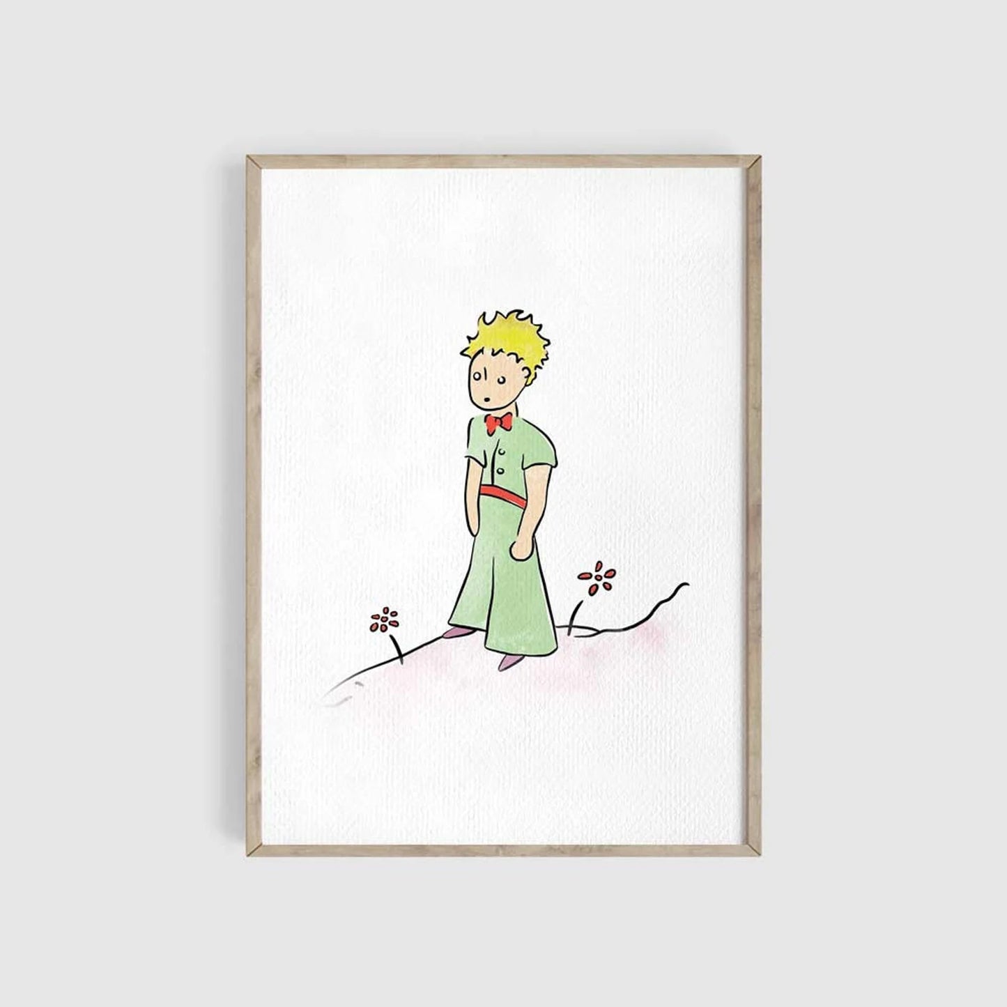 The Little Prince Characters Set of 6 Art Prints