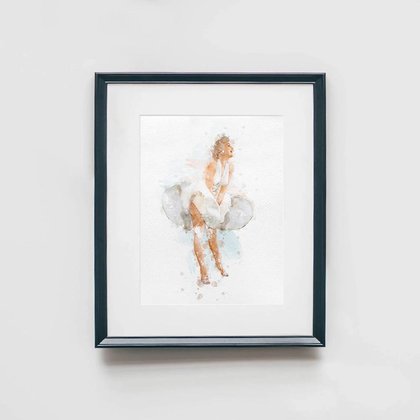 Marilyn Monroe Set of 3 Watercolor Art Prints