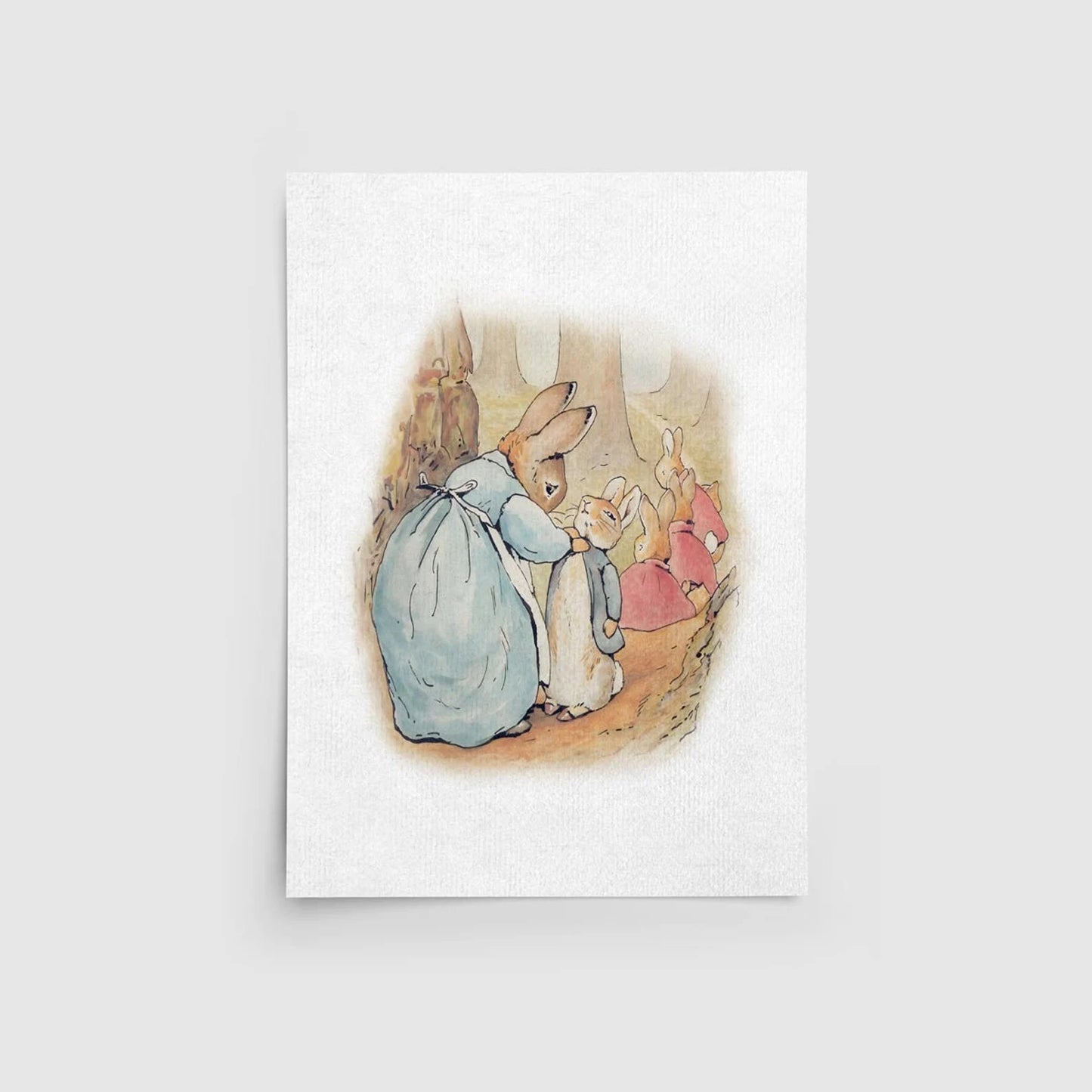 Peter Rabbit Set of 3 Story Nursery Wall Art