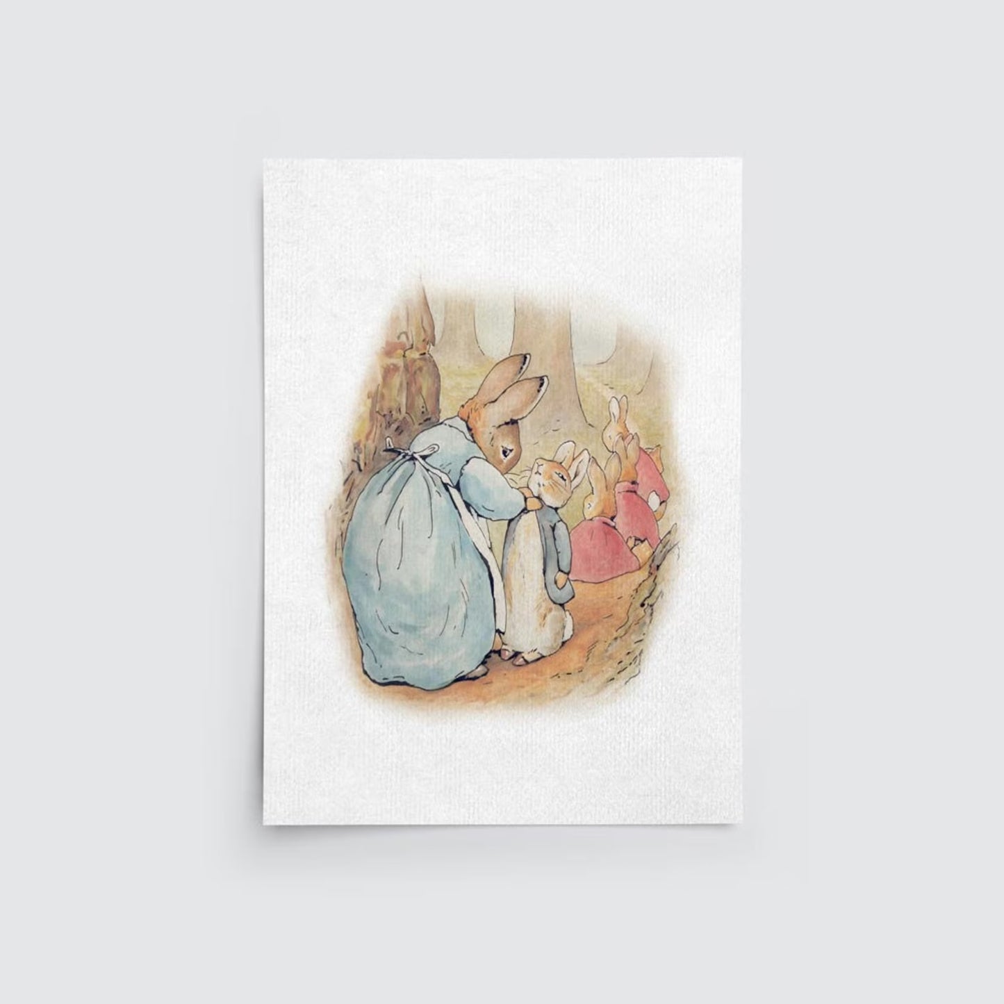 Peter Rabbit Stories Set of 6 Art Prints, Beatrix Potter