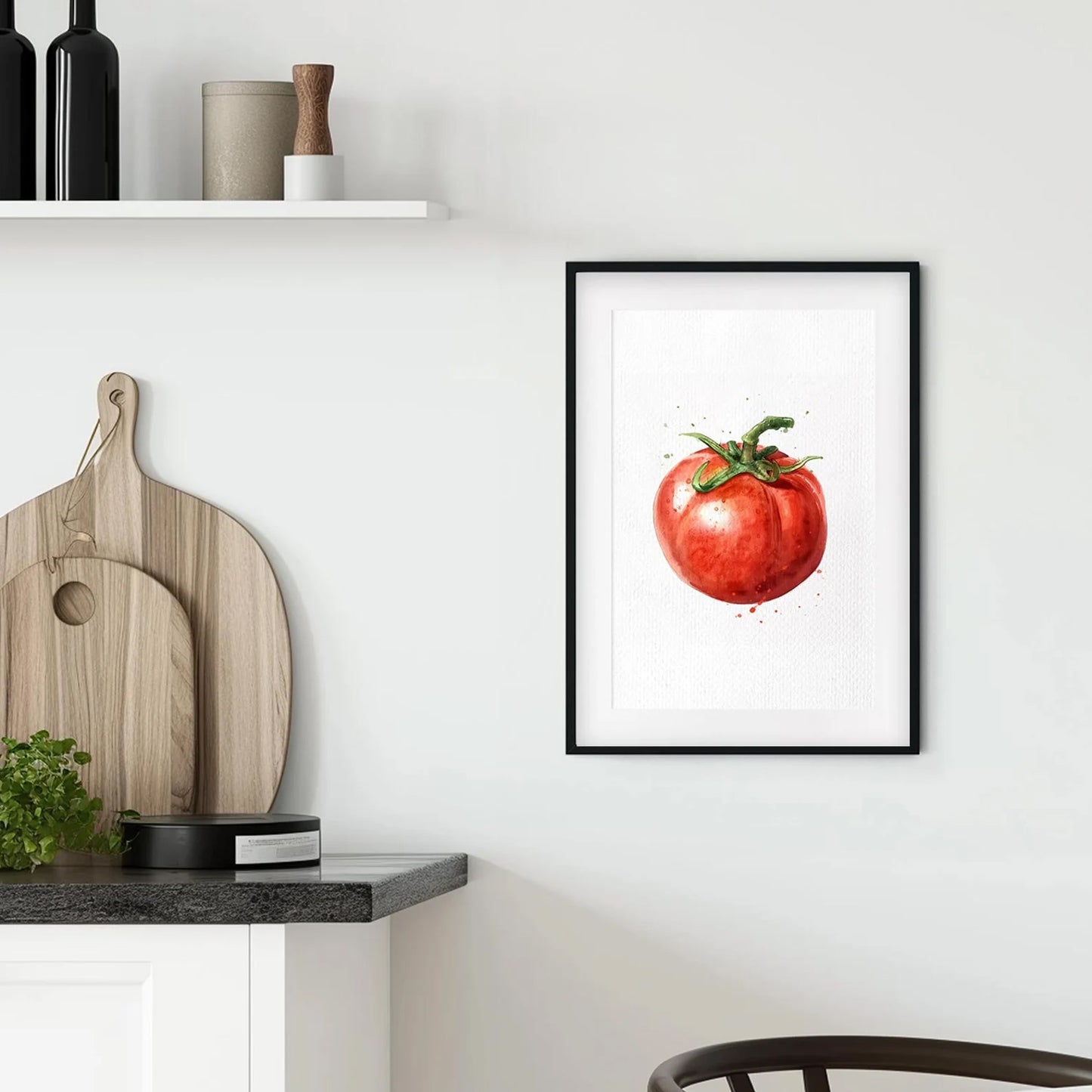 Tomato Watercolor Art Print