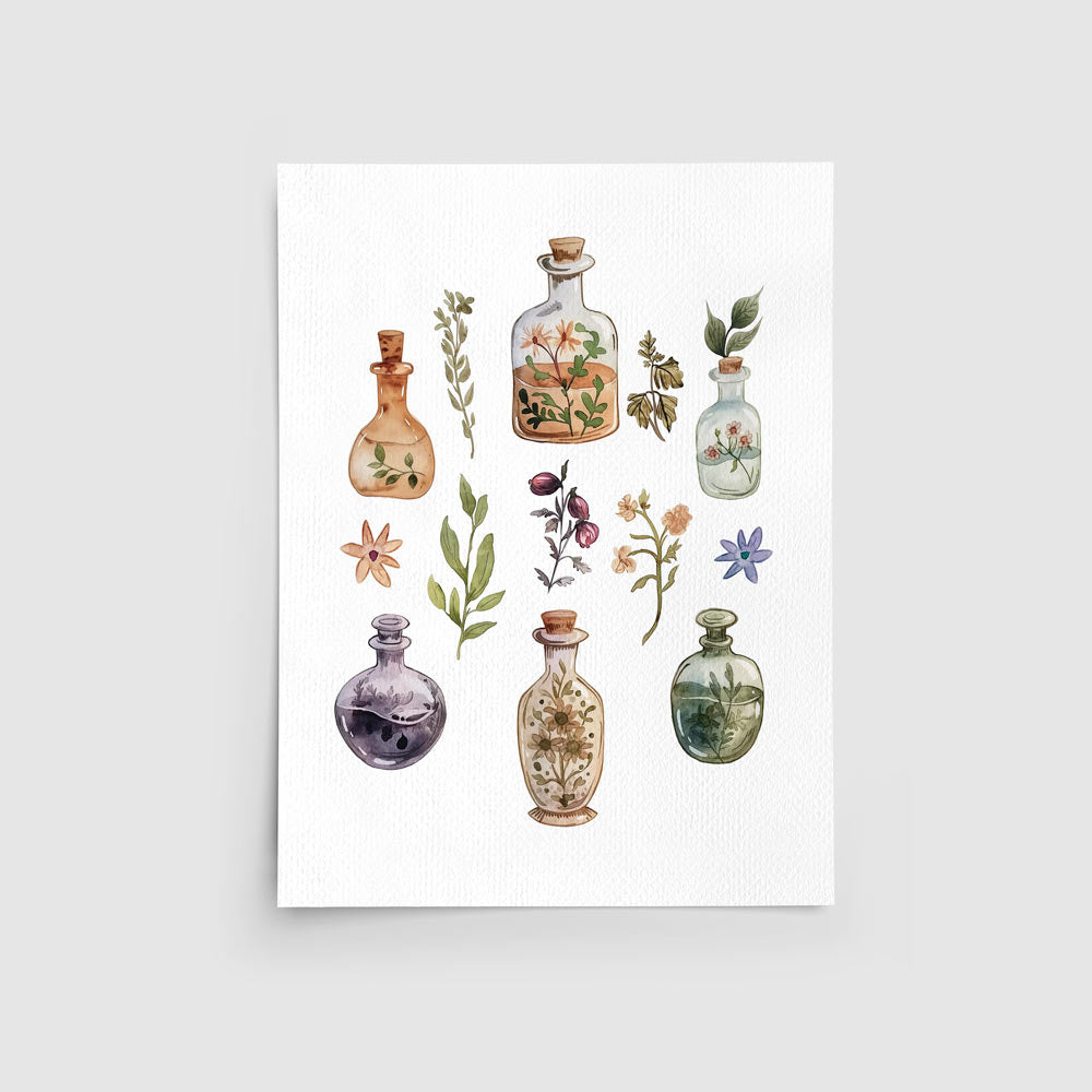 Potion Making Chart Art Print