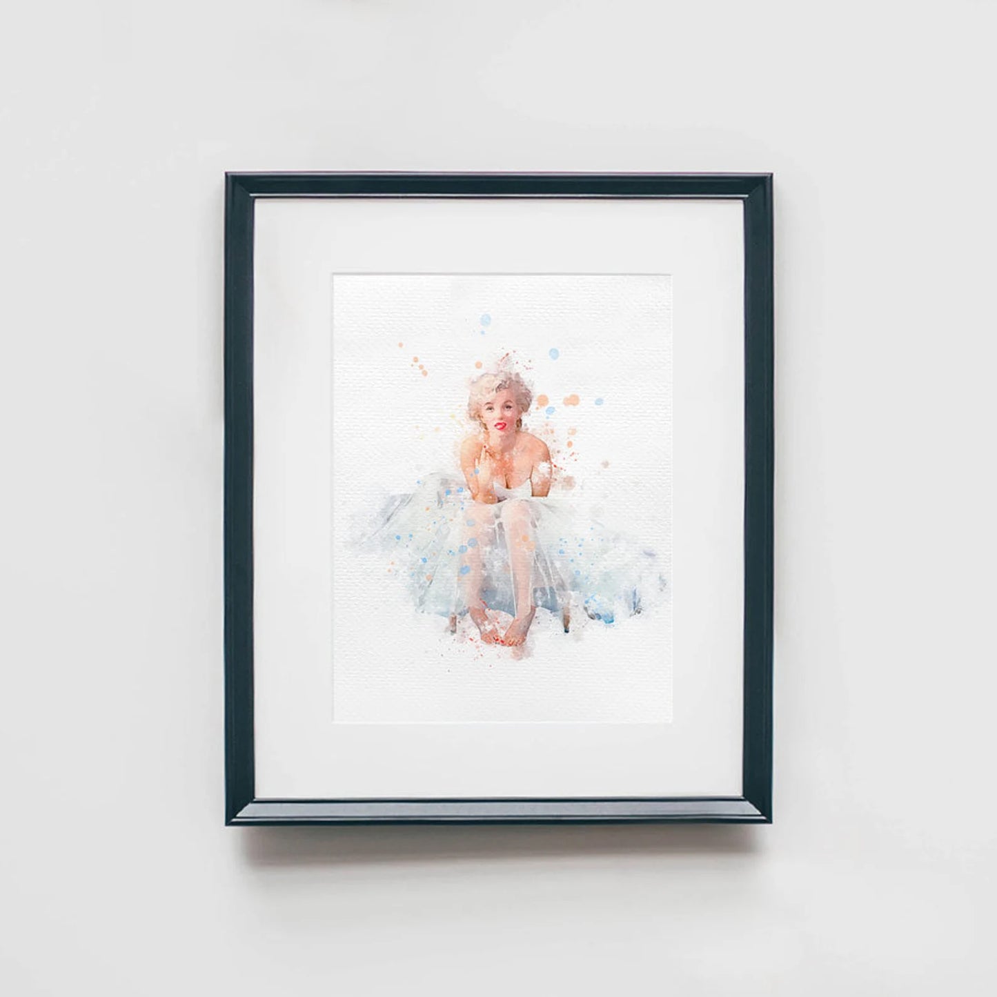Marilyn Monroe Portrait Watercolor Art Print